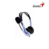 Audifono Genius con Microfono Blue HS-04S Single Plug - Para Laptop